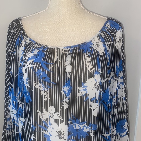 Apt. 9 Chiffon Long Sleeve Blouse - Picture 2 of 10